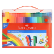 辉柏嘉（Faber-castell）水彩笔60色套装可拼切积木儿童水彩填色涂鸦笔155071