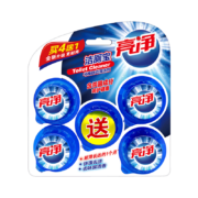 概率券、PLUS会员：亮净 洁厕宝马桶自动清洁剂(50g*5粒)洁厕块