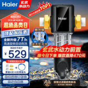 Haier 海尔 前置过滤器玄武全自动水动力反冲刮洗双驱家用净水器6T HP60-XAW12