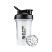 Blender Bottle 蛋白粉摇摇杯运动水杯 大容量健身水壶代餐奶昔杯 便携塑料杯子 紫色V2款（600ML）