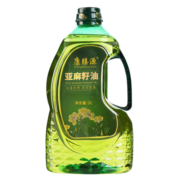 康膳源 亚麻籽油冷榨一级2L 内蒙胡麻油食用油