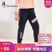 暇步士 童装女童裤子冬装新款中大童儿童裤子一体绒保暖舒适时尚休闲 藏蓝 105cm