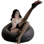 GEEZORO性感吊带一体式袜纯欲黑红色丝袜女撞色辣妹红边长筒超薄显瘦黑丝 红色 撞色一体吊带袜 均码  80-135斤