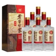 泸州老窖 老窖世家柔和浓香型白酒 52度 500ml*6瓶整箱纯粮酒（含礼袋）