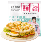 PLUS会员:粮全其美 手抓饼 葱香味 100g*20片*5件