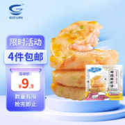 GUOLIAN 国联 GUO LIAN国联 田园虾饼120g 4只装 含大颗粒虾仁 水果玉米 儿童营养早餐