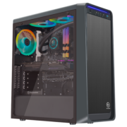 Tt（Thermaltake）启航者S5 黑色 机箱水冷电脑主机（支持ATX/支持240水冷排/侧透/U3/支持长显卡/游戏机箱）