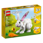 乐高（LEGO）积木拼装 31133 可爱的白兔 8岁+男孩女孩儿童玩具生日礼物