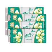 Breeze 清风 无芯卷纸 马蹄莲100克40卷 4层加厚 卫生纸卷纸 整箱