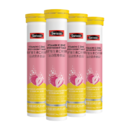 plus会员：Swisse 斯维诗 维生素c锌泡腾片4g/片*20片*4支