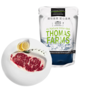THOMAS FARMS 澳洲谷饲原切安格斯西冷牛排 200g/袋 冷冻生鲜牛肉烧烤烤肉健身
