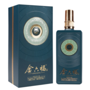金六福 匠心鉴藏金镶玉 53度 500ml 单瓶装 清香型白酒 聚会送礼