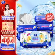 Vinda 维达 湿厕纸家庭装 80片*6包 金盏花款