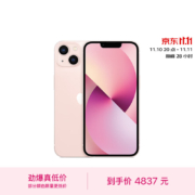 Apple iPhone 13 (A2634) 256GB 粉色  双卡双待手机