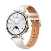 再降价、20点开始、PLUS会员：HUAWEI 华为 WATCH GT4 智能手表 41mm 凝霜白 真皮表带