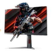 AOC 23.8英寸显示器 IPS 广色域 165Hz  HDR Mode 直男小钢炮 人体工学支架 FASTIPS款 24G4