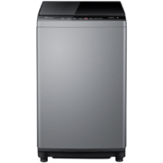 PLUS会员：Midea 美的 随心洗系列 MB100V13B 定频波轮洗衣机 10kg 灰色
