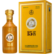 五粮液公司出品 15酱 酱香型白酒 53度  500ml 礼盒装（30版）