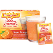 益满喜Emergen-C 【美国进口】维生素C泡腾粉30包/盒  鲜橙味 富含1000mgVC