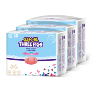 三只小猪Thethreepiggy3D轻薄拉拉裤XXXL码90片(20KG以上)