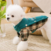 hipidog 嬉皮狗 宠物狗狗秋冬季卫衣纽扣衣服比熊泰迪博美犬小型幼犬衣服防掉毛