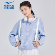 ERKE 鸿星尔克 女款运动连帽卫衣