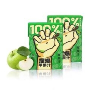 哪吒饮品旗舰店 百分百苹果汁200ml*10瓶