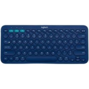logitech 罗技 K380 79键 蓝牙无线薄膜键盘 蓝色 无光