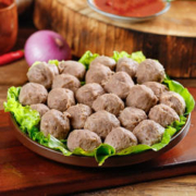 潮味码头 潮汕手打牛肉丸150g 肉含量≥85%火锅烧烤空气炸锅关东煮丸子食材