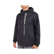 DESCENTE 迪桑特 日潮跑腿DESCENTE男士夹克男士 AIR THERMOTION 连帽 DM ブラック