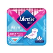 共30片 薇尔超薄舒适V感卫生巾240mm*16片