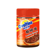 阿华田（Ovaltine）酷脆酱 早餐面包涂抹酱 奶茶烘焙甜点 巧克力风味酱200g