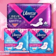 薇尔 Libresse 卫生巾日夜组合 V感系列（24cm*10片*2+42cm*6片）