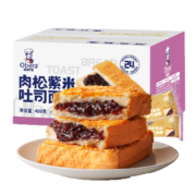 PLUR会员、概率劵：欧鲜生 肉松紫米吐司 400g