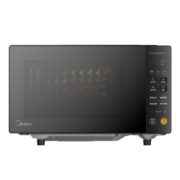美的（Midea）微碳系列 20L家用变频微波炉 800W微波速热 一键智能菜单 钻石背板 微晶面板加热（PM20M2）