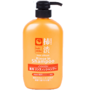 熊野油脂（HorseOil）柿油无硅油洗发水 600ml/瓶 弱酸性洗护合一 清洁保湿 去屑止痒