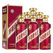 茅台 官方授权 迎宾酒 酱香型白酒 送礼  53度 高度酒水整箱 迎宾酒（紫）500ml*6瓶