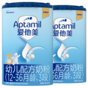 爱他美（Aptamil） 幼儿配方奶粉(12–36月龄   3段） 800g*2罐