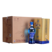 洋河【中秋送礼】蓝色经典 海之蓝 42度 口感绵柔浓香型白酒 520ml*6瓶 整箱装
