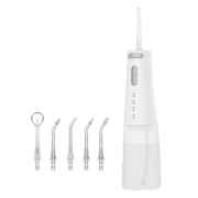 京东京造 冲牙器便携式 洗牙器洁牙器水牙线预防牙结石 牙刷牙齿清洁【内配6喷嘴】男生生日礼物 男女