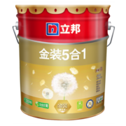 立邦 【绿色家居】乳胶漆 金装净味五合一室内墙面家用自刷涂料 双倍防霉环保漆 可调色 【门店配送-送工具】18L