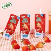 88VIP会员：yili 伊利 优酸乳草莓味果粒酸奶饮品245g*12盒