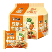 康师傅 方便面 经典五连包 双萝卜牛腩面