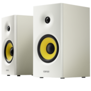 漫步者（EDIFIER）R1080BT 桌面2.0声道电脑音响 蓝牙音箱 木质音响 台式机笔记本音响 白色