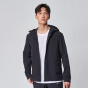 TOREAD 探路者 徒步外套男式户外旅行运动连帽休闲弹力防泼水TAEI81307