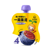 窝小芽 蓝莓紫胡萝卜苹果泥 80g*12件