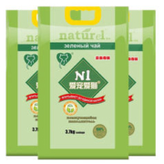 AATURELIVE N1爱宠爱猫 N1活性炭/绿茶/玉米豆腐猫砂3.7kg*3包