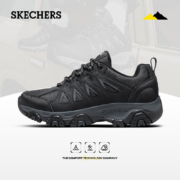 Skechers 斯凯奇 男士户外徒步鞋秋冬季保暖 登山鞋 BKCC黑色/炭灰色