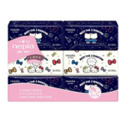 nepia 妮飘 HelloKitty星空抽纸巾 M码面巾纸3层130抽*18包整箱抽纸