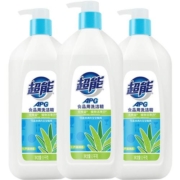 超能APG食品用洗洁精芦荟清香1.1kg*3瓶